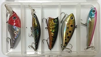 ☆バス釣り　ルアーセット　16個☆ Amazon | Yoshikawa 5個 ルアーセット ポッパー